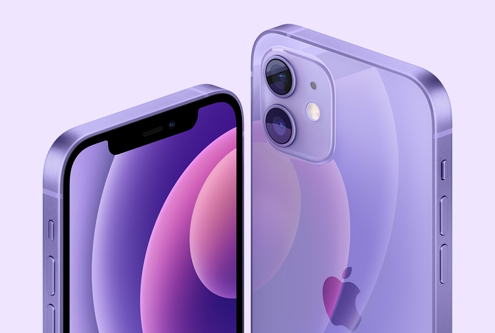 Apple lança iPhone 12 e iPhone 12 mini na cor roxa